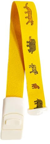 Torniquete de bucle con hebilla de liberación rápida y banda elástica para enfermeras, médicos y flebotomistas (1, Amarillo)