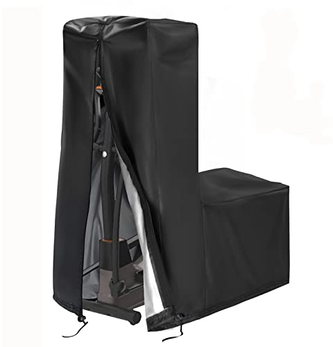 Aidetech Abdeckung für elliptische Trainingsgeräte, staubdicht, elliptische Maschine für den Heimgebrauch, wasserdichte Ellipsentrainer-Schutzhülle (140 cm L x 63 cm B x 165 cm H)