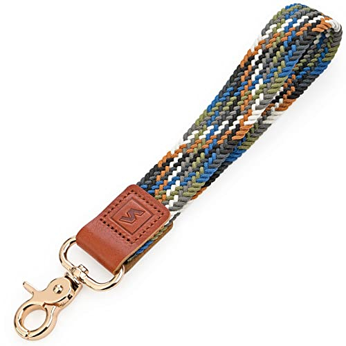 SENLLY Schlüsselband Handschlaufe Schlüsselanhänger kurz Lanyard, Hergestellt aus Hochwertigem Superweichem Nylon Gewebe