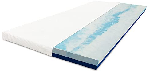 Mlily by Bestschlaf Matratzentopper Gel Air hochwertige Matratzenauflage aus Komfortschaum mit kühlender Gelschaumschicht, 190 x 90 x 7 cm, Zertifiziert nach Oeko Tex Standard 100 und CertiPur