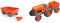 Green Toys WAGON Outdoor Toy Orange & Tractor Vehicle, Orange