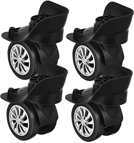Veemoon 4 Stück Universalrad Drehbare Kugel Ersatz-möbelrad Austausch Von Gepäckrädern Low-Profile- Kofferrad Ersatzräder Für Gepäck Kofferräder 1 Zoll Plastik Stuhl Rotieren Fallende Erde