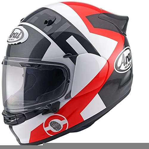Arai Quantic Space Integralhelm (rot/schwarz/weiß), M (57)