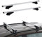 Dachträger Querträger Träger Alu Silber für Seat Leon Kombi 5F Bj 2012-2019 passend abschließbar Alu Grundträger Querbalken Set E-Parts24
