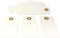 Frau WUNDERVoll® 60 Anhänger creme weiß, Rechteck 5x10 cm/Papieranhänger, Geschenkanhänger, Gastgeschenk Hochzeit, Vintage, Geschenk, Etiketten, Tags, Geburtstag, Dekoration