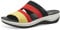 Jana Coshy Damen Hallux Pantolette mit Flexibler Sohle Elastisch, Mehrfarbig (Fan Edition), 39 EU