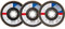 Bosch Set di 3 dischi abrasivi professionali X431 standard per metallo (per acciaio, ghisa, lamiera d'acciaio, angolati, Ø 125 mm, grana 40/60/80, accessori smerigliatrice angolare)