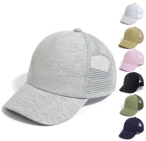 QIYIENDIAN Baby Kleinkind Baseballkappen einstellbar Sonne Hüte Dinosaurier Feste Farbe Hut Kinder Jungen Mädchen(Gray,3-5Years)