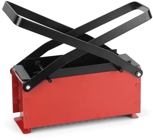 QWORK Zeitungsbrikettierer, robuster Stahl-Papier-Holzscheitmacher für Kaminziegel, kostensparendes und kompaktes Design