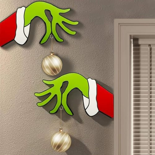 Hpbaggy Decorazione a Mano,Decorazione Natalizia Personalizzata,Decorazioni per Albero di Natale,Ornamento di Natale
