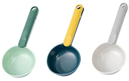 PHENOFICE 3pezzi Cucchiai Da Cucina Multifunzione Per Riso e Cereali Design Ergonomico e Resistente Utensili Portatili Per Casa e Cucina Colori