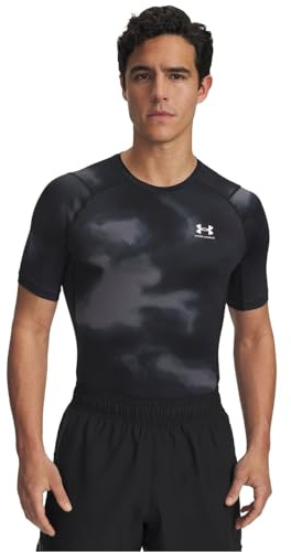 Under Armour Men's Ua Hg Armour Printed Ss T-Shirt (Pack of 1)