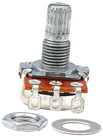 VICASKY Metal Guitar Potentiometer 500k Linear Taper Pot Small Volume Pot for Tone and Volume Control