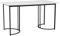 ModernLuxe Esstisch 140 x 80 cm – Rechteckiger Küchentisch in Marmoroptik, Stabiler Esstisch mit Metallgestell & MDF-Tischplatte, verstellbare Füße, für Esszimmer & Wohnzimmer, Weiß/Schwarz