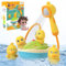 HPiano Jouets de Salle de Bain à Partir de 1 2 3 4 Ans,Jouet de Bain Bébé Canard avec Pommeau de Douche,Jouets de Bain pour Bébé,Jouets de Baignoire Jouets de Baignoire Cadeaux pour Enfants