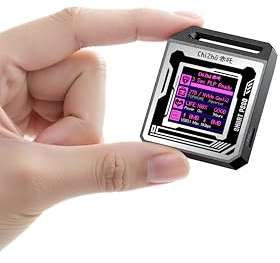 Chizha&Dockcase Pocket Explorer Edition Smart M.2 NVMe SSD-Gehäuse, 3s Stromverlustschutz, Festplattenlebenserkennung, USB 3.2, 10 Gbit/s, exklusiv für Größe 2230, unterstützt M-Key B+M Key UASP