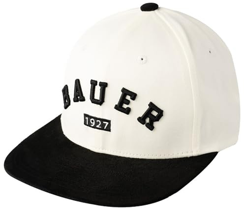 Bauer Suede Snapback Cap Egret Senior
