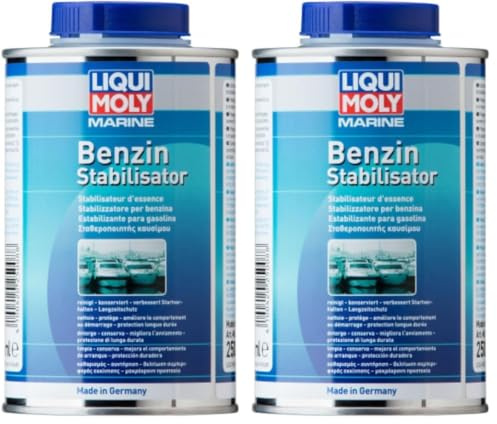 Liqui Moly Marine Stabilizzatore per Benzina, 500 ml, Avvio gasolineaditivo, sku: 25008 (Confezione da 2)