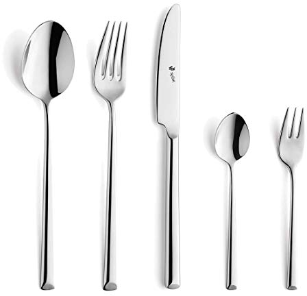 Paul Wirths VIVENDI 30-teiliges Besteck Set 6 Personen, hochwertige PVD Veredelung, elegantes 18/10 Edelstahl Besteckset poliert, Essbesteck rostfrei & spülmaschinenfest, Tafelbesteck 6 Personen