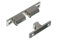 Pack Of 4 Adjustable Double Sprung Ball Catch Latch Chrome 50Mm + Screws