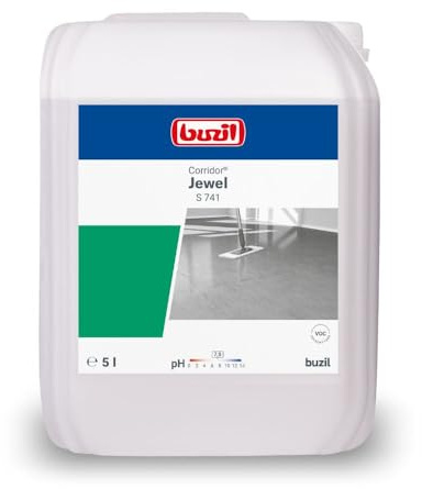 Bodenbeschichtung Buzil S741 Corridor Jewel 5 L metallsalzfreie Hochleistungs-Dispersion