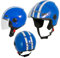 A-Pro Motorradhelm Motorrad Roller Offenes Jet Helm Viser ECE 22-06 Blau M