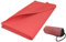 ZOLLNER Strandtuch aus Mikrofaser - leichtes und saugstarkes Handtuch in 90x180 cm - mit praktischer Tragetasche - rot - waschbar bis 60°C