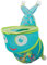 Ludi - Grand Filet de Rangement pour Les Jouets de Bain. Fixations ventouses Solides. Panier de Basket pour la Douche - réf. 40002