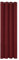 Deconovo Blickdichte Gardinen Vorhang Blickdicht Ösenvorhang Vorhang Fenstervorhang, 160x132 cm(HöhexBreite), Rot, 1 Stück