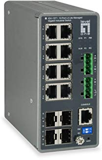 LevelOne Switch 8X GE Igu-1271 4Xgsfp 8Xpoe