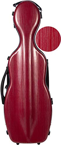 Geigenkoffer Glasfaser Steel Effect 4/4 burgundy M-Case