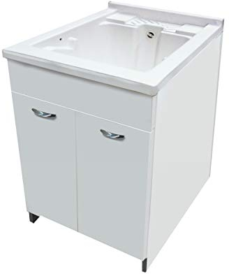 Mabel srl Mobile lavatoio con vasca e tavoletta 60x50x82 cm