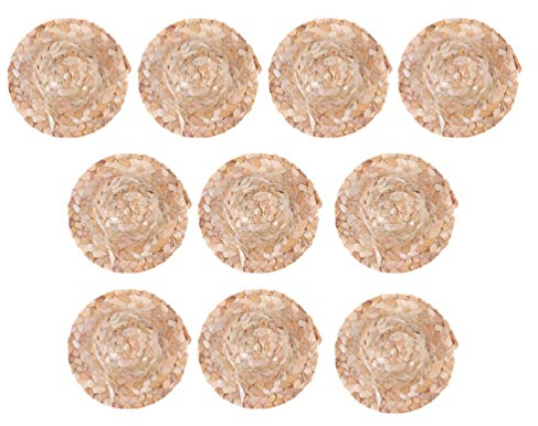 10 StüCk Mini StrohhüTe 6,5 cm Handgefertigt FüR DIY Basteln, Puppen, TeddybäRen Und Dekorationen – Perfekt FüR Heimwerkerprojekte Und Kunsthandwerk