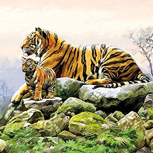 Ambiente Serviette Lunch - Tigers - Tiger 33x33cm 20Stk/Packung