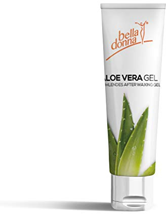 Bella Donna Beruhigendes und kühlendes Aloe Vera Gel, 100 ml – Ideal zur Beruhigung der Haut nach der Haarentfernung