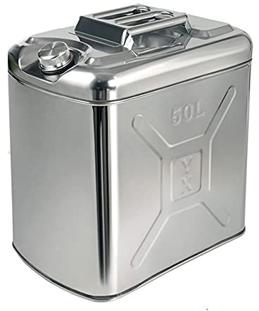Recipientes para gasolina Lata de gasolina de 5L, 20L, 25L, 30L, 50L, 60L Contenedor de combustible de motocicleta de metal portátil Tanque de agua de aceite de gasolina diesel Bidón de gasolina con