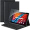 EasyAcc Hülle Kompatibel mit Lenovo Tab M10 HD 3nd Gen 10.1 mit Schutzfolie, Tastatur Magnetische Kabelloser Bluetooth Abnehmbare QWERTY-Layout Schutzhülle, Schwarz