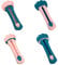 BestAlice 4 PCS Cat Claw Shaped Cat Strip Squeeze Spoon, Delectables Lickable Cat Treats Spoon for Lickable Wet Cat Treats Pet Liquid Snack Feeding