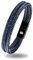 Segeltau Armband Geflochten Nautisch mit Magnetverschluss Seil Armbänder Maritim Surferarmband Galeara Noa (Noa Premio Dunkelblau - Schwarz, 195)