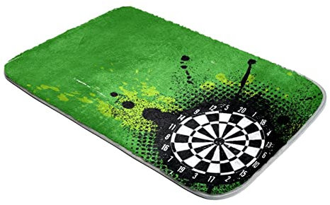 Shag Teppich Ultra Soft Plüsch Teppiche Kunstfell Teppiche Grün Darts Board