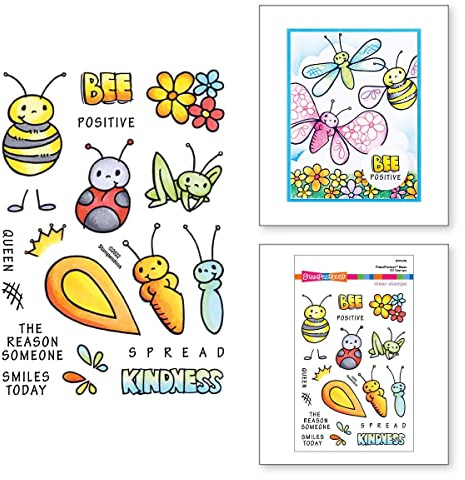 Spellbinders Stampendous FransFormer™ Bees Clear Stamps