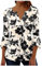 Aiki Oversized Damen T-Shirt - Elegant Gothic Corsage Mit V-Ausschnitt, BH Mit Bügel, Tunika XXL, Jacke, Ärmellos Top Oberteil Mit Aufdruck