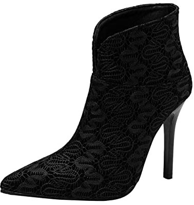 NOAGENJT stivali estivi donna traforati con zeppa stivali alti donna bianchi stivaletti da donna estivi aperti moda donna estiva stivali cowboy donna bianchi Sandali Bassi Donna Estivi Nero-c 25.99