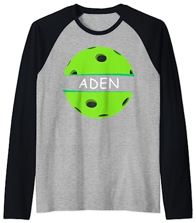 Neuheit Pickleball Personalisierte Namen Aden Sports Raglan