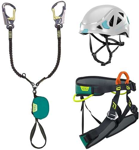 Climbing Technology Via Ferrata-Kit Top Shell S-M, Unisex Adulto, Verde