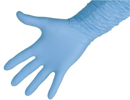 Keron Nitril PremiumPlus, Gr L 8mil Einnmalhs, 50 St, blau ungepud