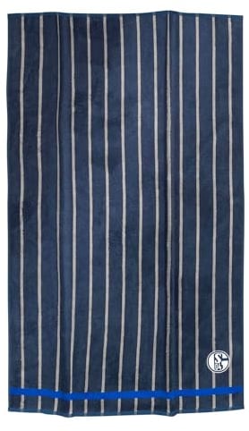 FC Schalke 04 Handtuch Navy Streifen
