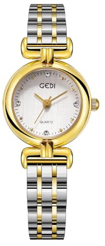 findtime Damenuhr Gold Uhr Damen Gold Armbanduhr Damen Gold wasserdichte im Täglichen Gebrauch