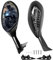 Artudatech Motorrad Spiegel LED Blinker, Motorrad-Seitenspiegel LED Blinklicht Spiegel Motorräder Motorbike Side Mirrors Passt für Ducati Panigale 959 / Corse 2016-2020 Panigale 1299 / S/R 2015-2020