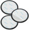 Qtksceadlnce 3Pcs Dashboard Pad Mounting Disks, Compatible with Dash Cam, Sat Nav, Smartphones, Tablet; Non-Slip, Dashboard Mount